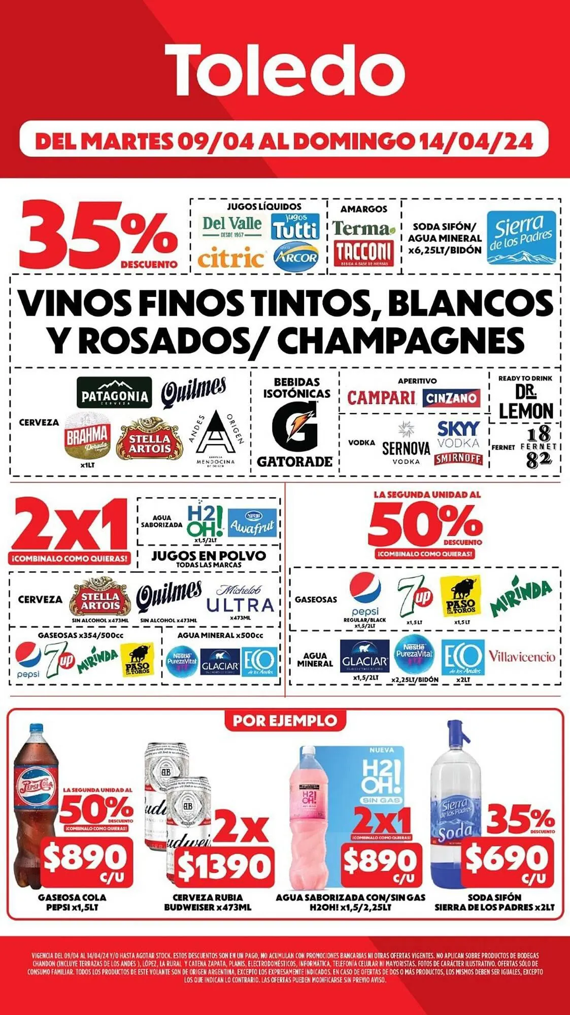 Ofertas de Catálogo Supermercados Toledo 9 de abril al 14 de abril 2024 - Página 8 del catálogo
