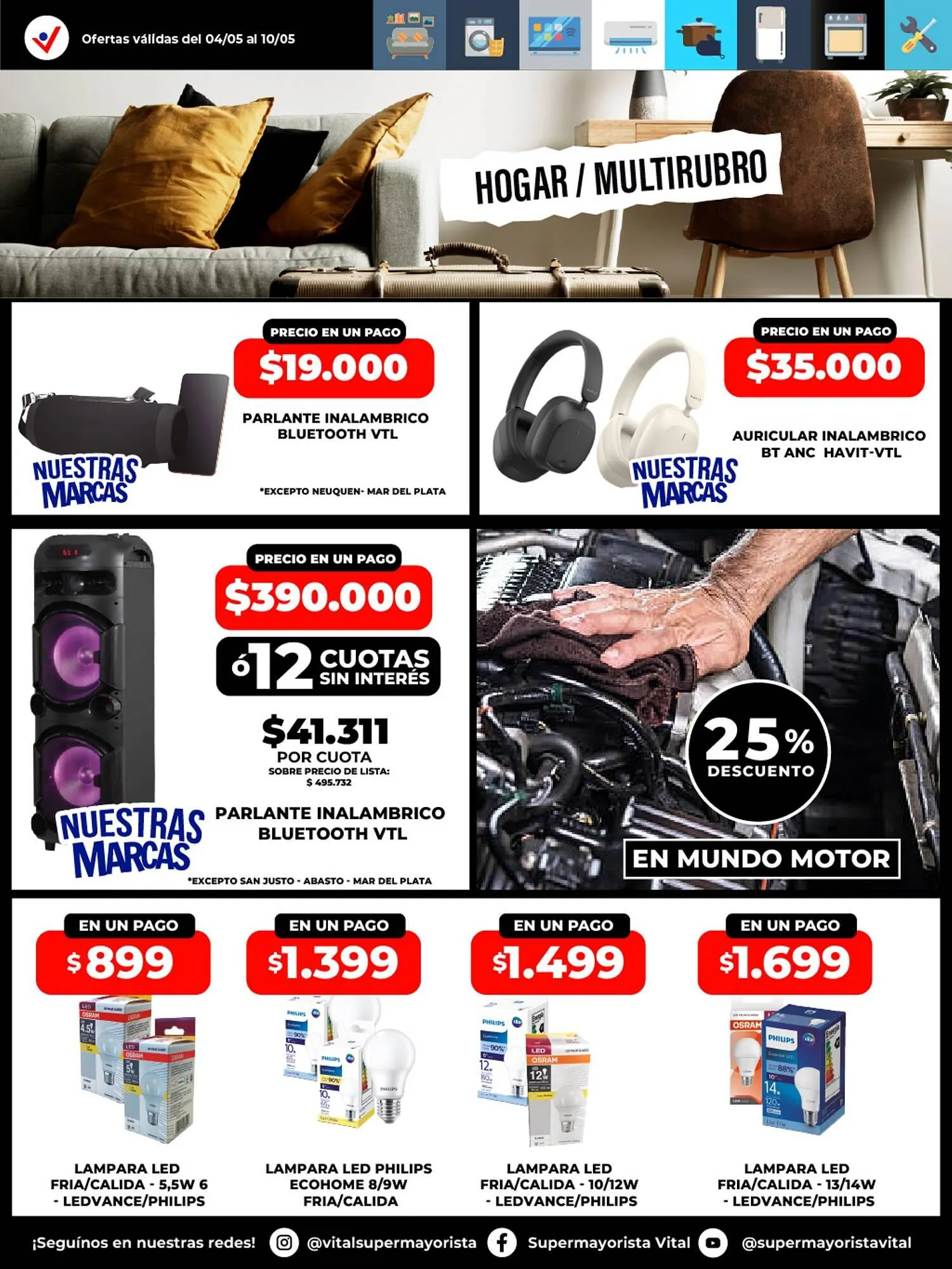 Ofertas de Catálogo Supermayorista Vital 4 de mayo al 10 de mayo 2026 - Página 4 del catálogo