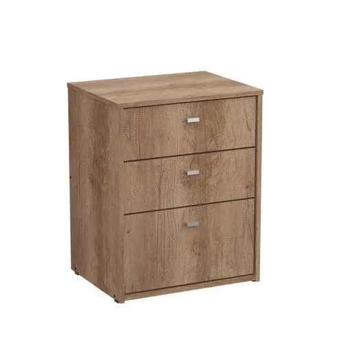 Mesa De Luz melamina Nature Nebraska gris Mosconi