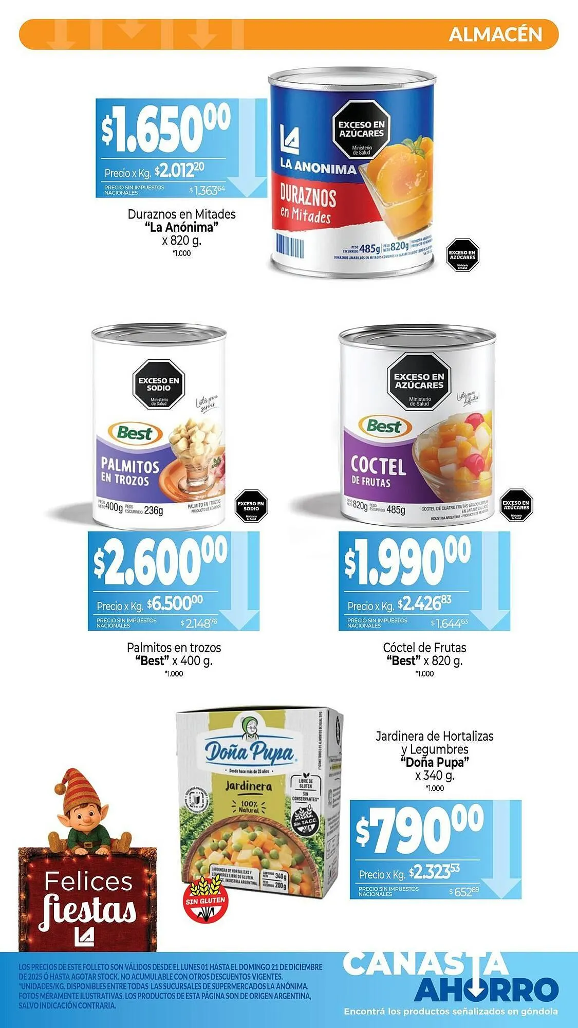 Ofertas de Catálogo La Anonima 1 de diciembre al 21 de diciembre 2025 - Página 3 del catálogo