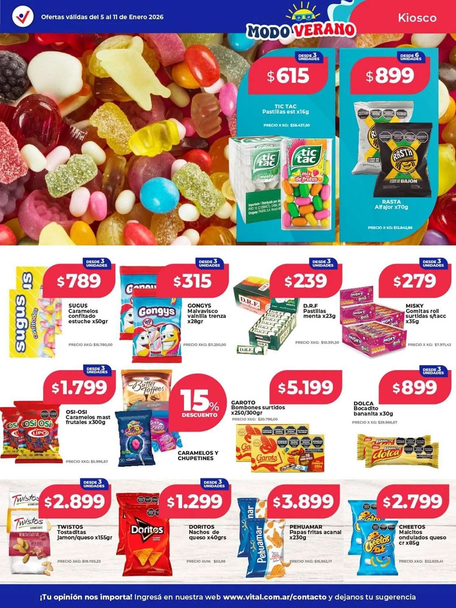 Ofertas de Catálogo Supermayorista Vital 1 de mayo al 1 de noviembre 2026 - Página 14 del catálogo