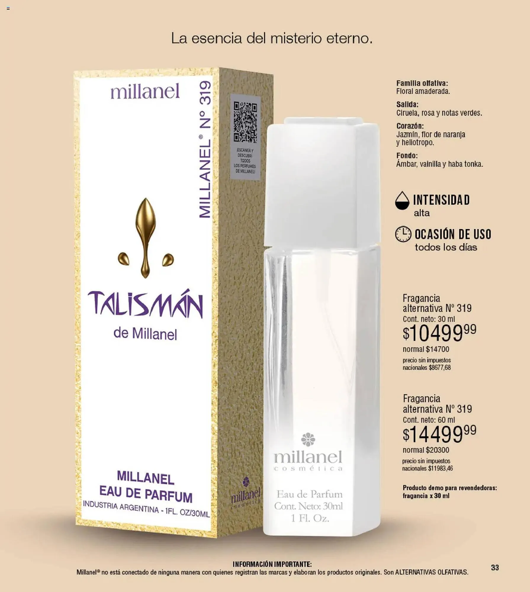 Ofertas de Catálogo Millanel Cosmética 2 de marzo al 29 de marzo 2026 - Página 33 del catálogo