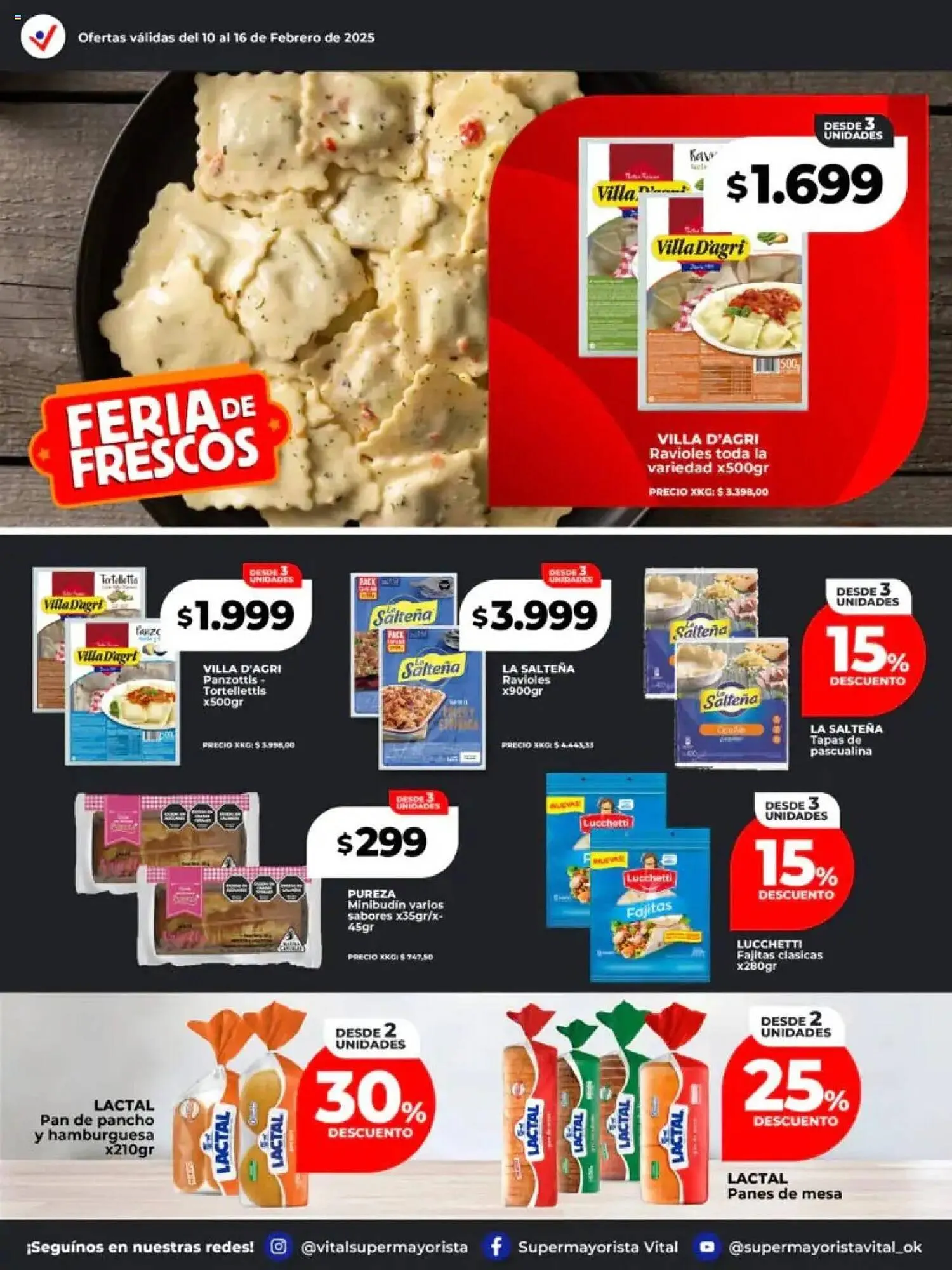 Ofertas de Catálogo Supermayorista Vital 10 de febrero al 16 de febrero 2025 - Página 26 del catálogo