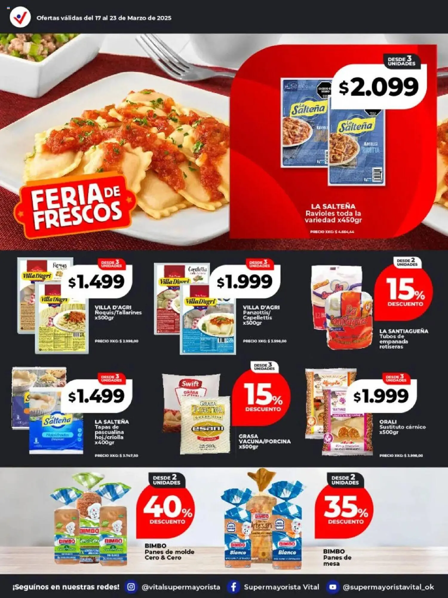 Ofertas de Catálogo Supermayorista Vital 17 de marzo al 23 de marzo 2025 - Página 29 del catálogo