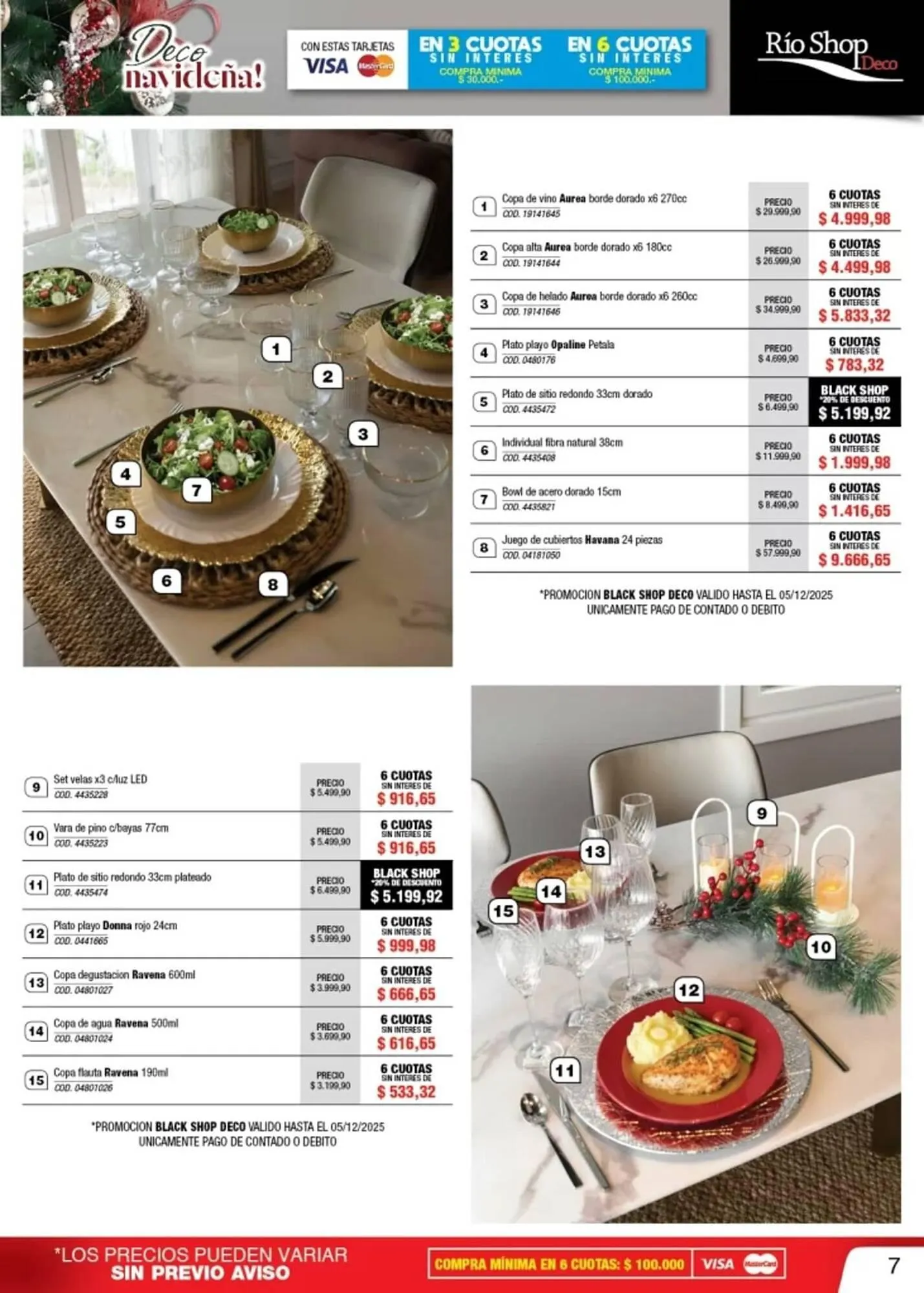 Ofertas de Catálogo Rio Shop Deco 1 de diciembre al 31 de diciembre 2025 - Página 7 del catálogo
