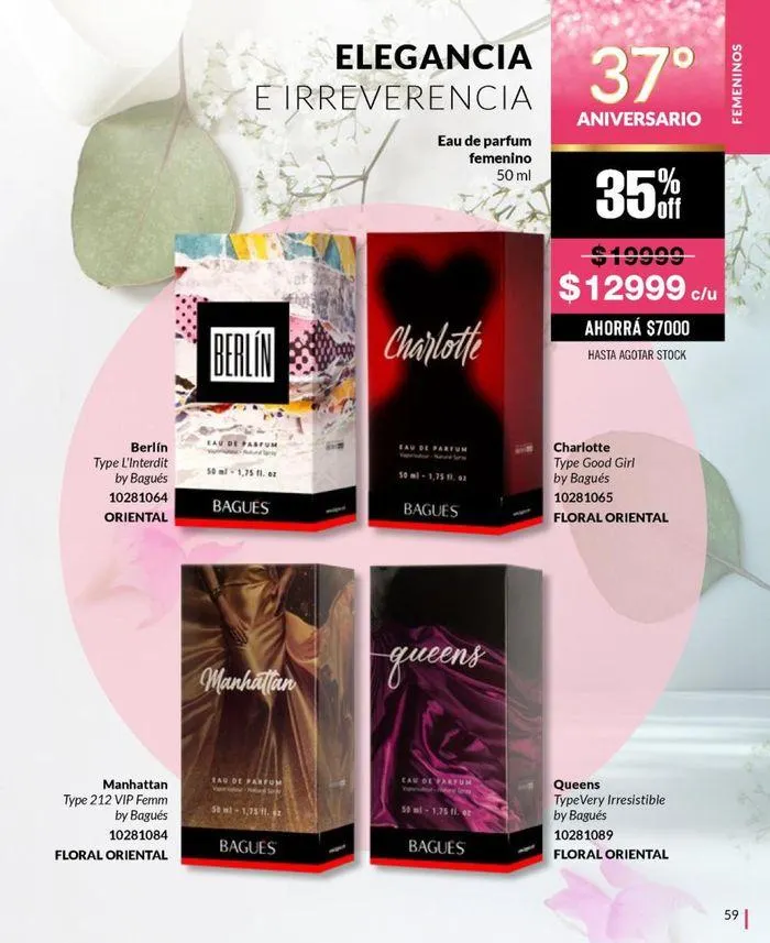 Ofertas de Ofertas Bagués Campaña 08 Argentina 10 de agosto al 24 de agosto 2024 - Página 71 del catálogo