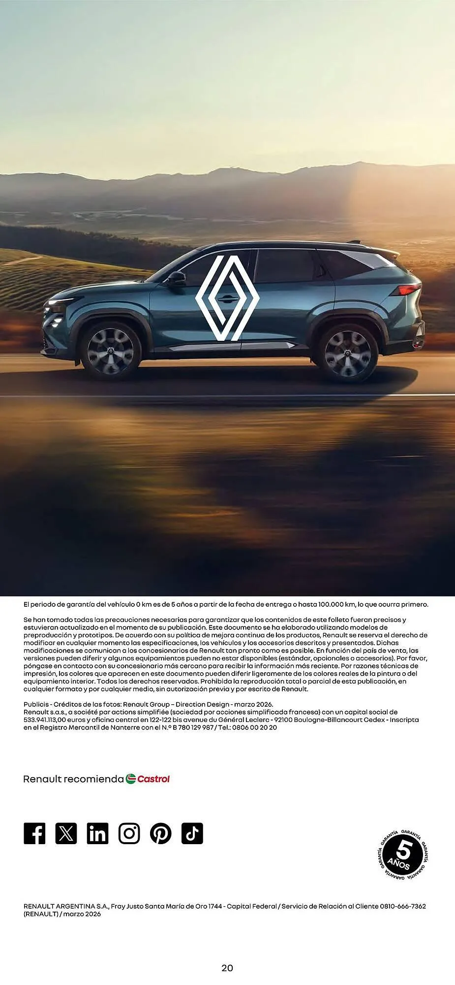 Ofertas de Catálogo Renault 9 de abril al 31 de mayo 2026 - Página 20 del catálogo