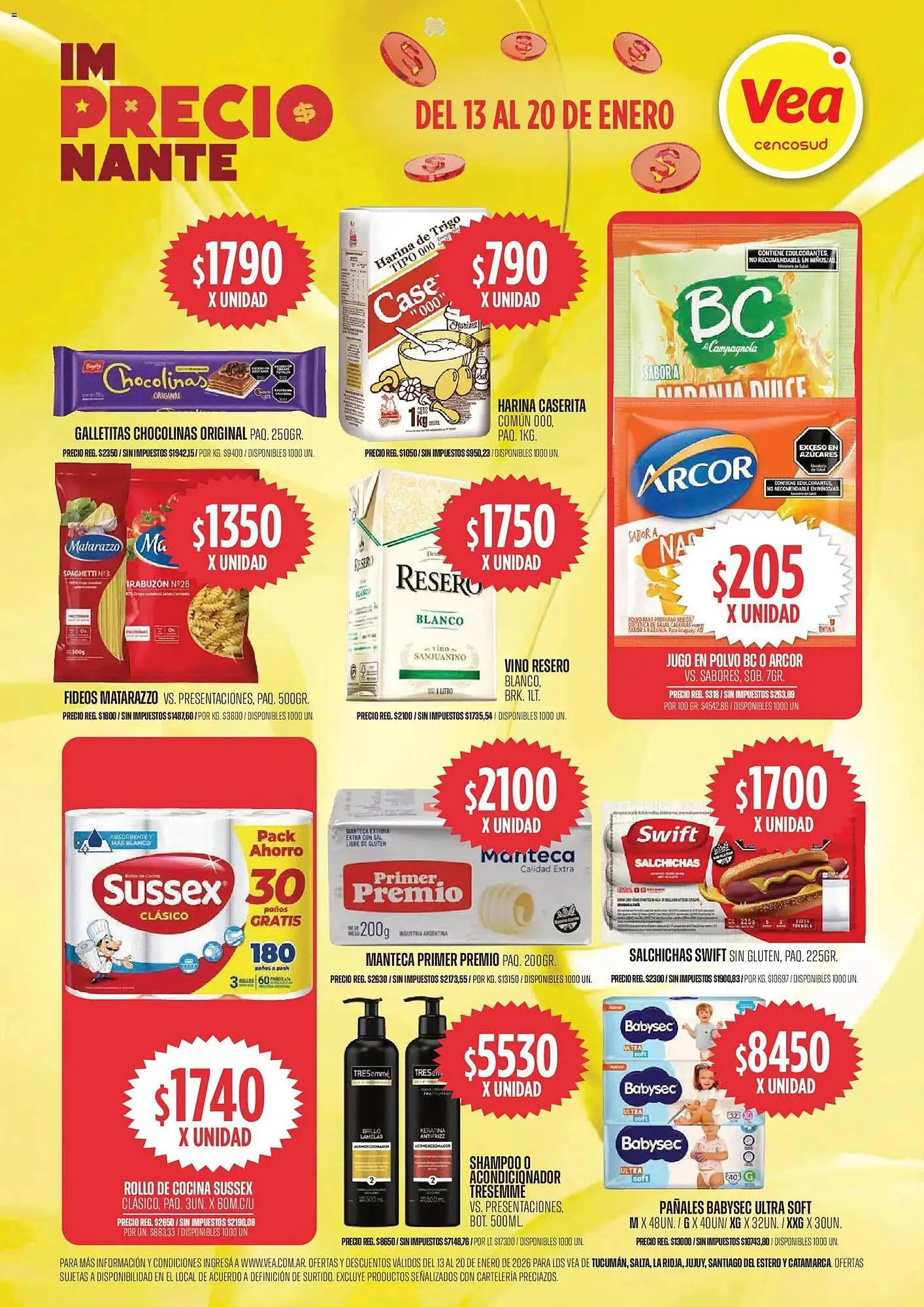 Ofertas de Catálogo Supermercados Vea 13 de enero al 20 de enero 2026 - Página 1 del catálogo