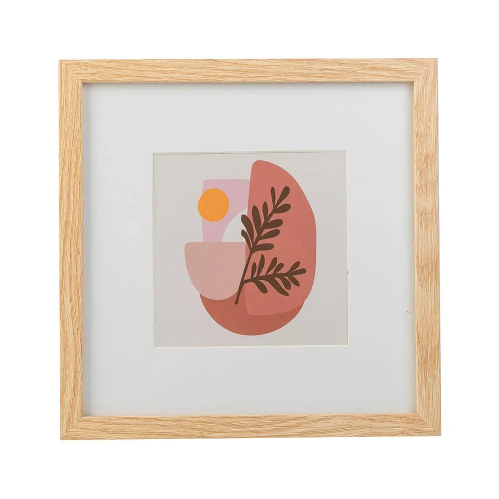 Cuadro Marco Madera Clara Boho Simplicity Deco