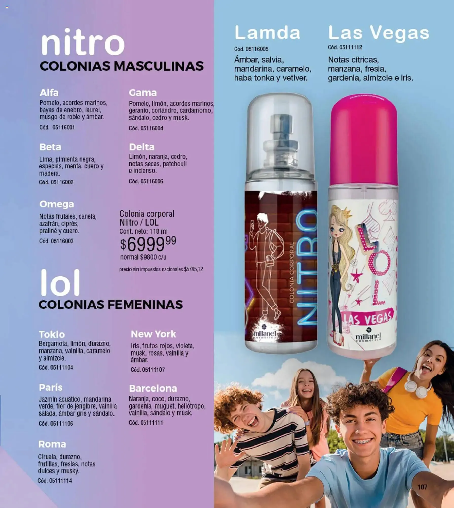 Ofertas de Catálogo Millanel Cosmética 30 de marzo al 27 de abril 2026 - Página 107 del catálogo