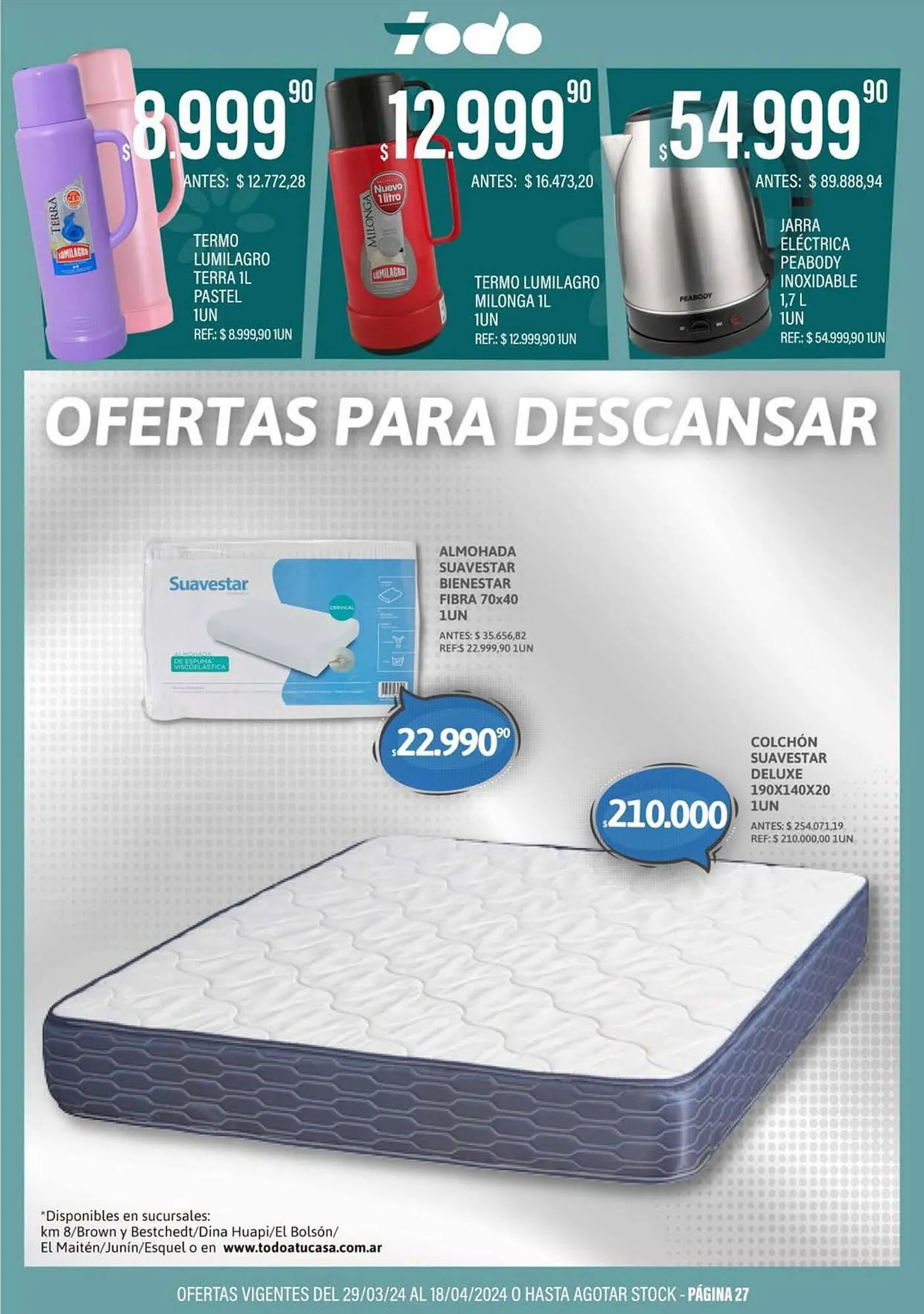 Ofertas de Catálogo Supermercados Todo 3 de abril al 18 de abril 2024 - Página 27 del catálogo