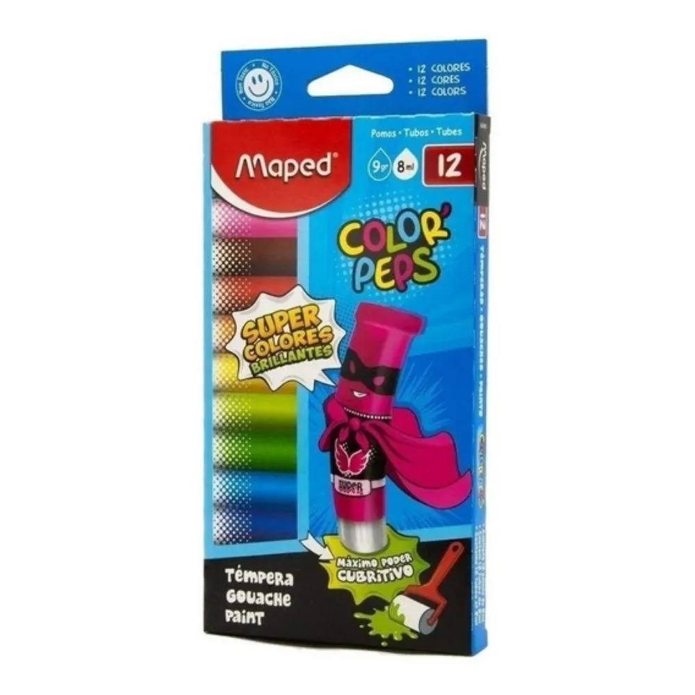 TEMPERAS SURT C/COLG X12UN.