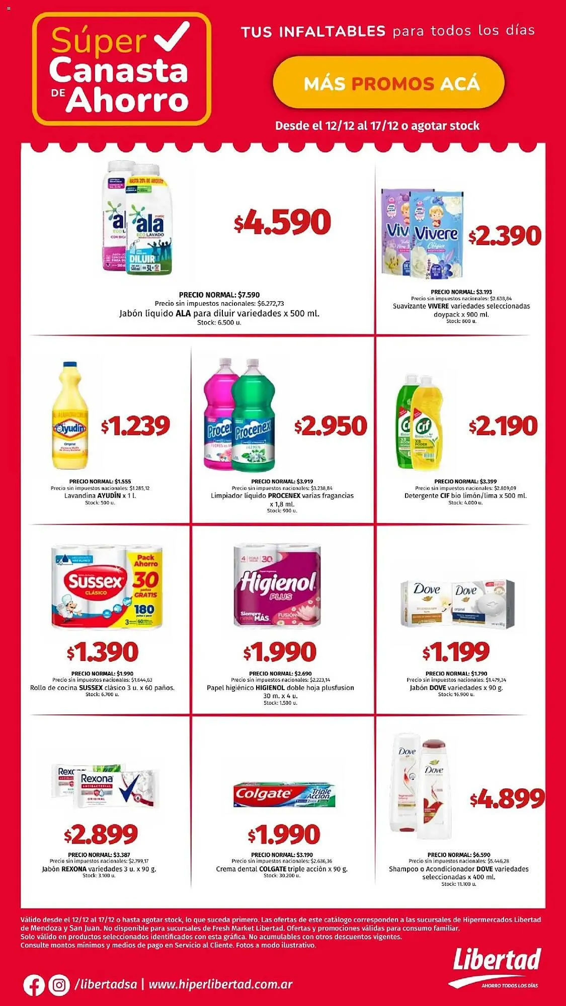 Ofertas de Catálogo Hipermercado Libertad 12 de diciembre al 17 de diciembre 2025 - Página 6 del catálogo