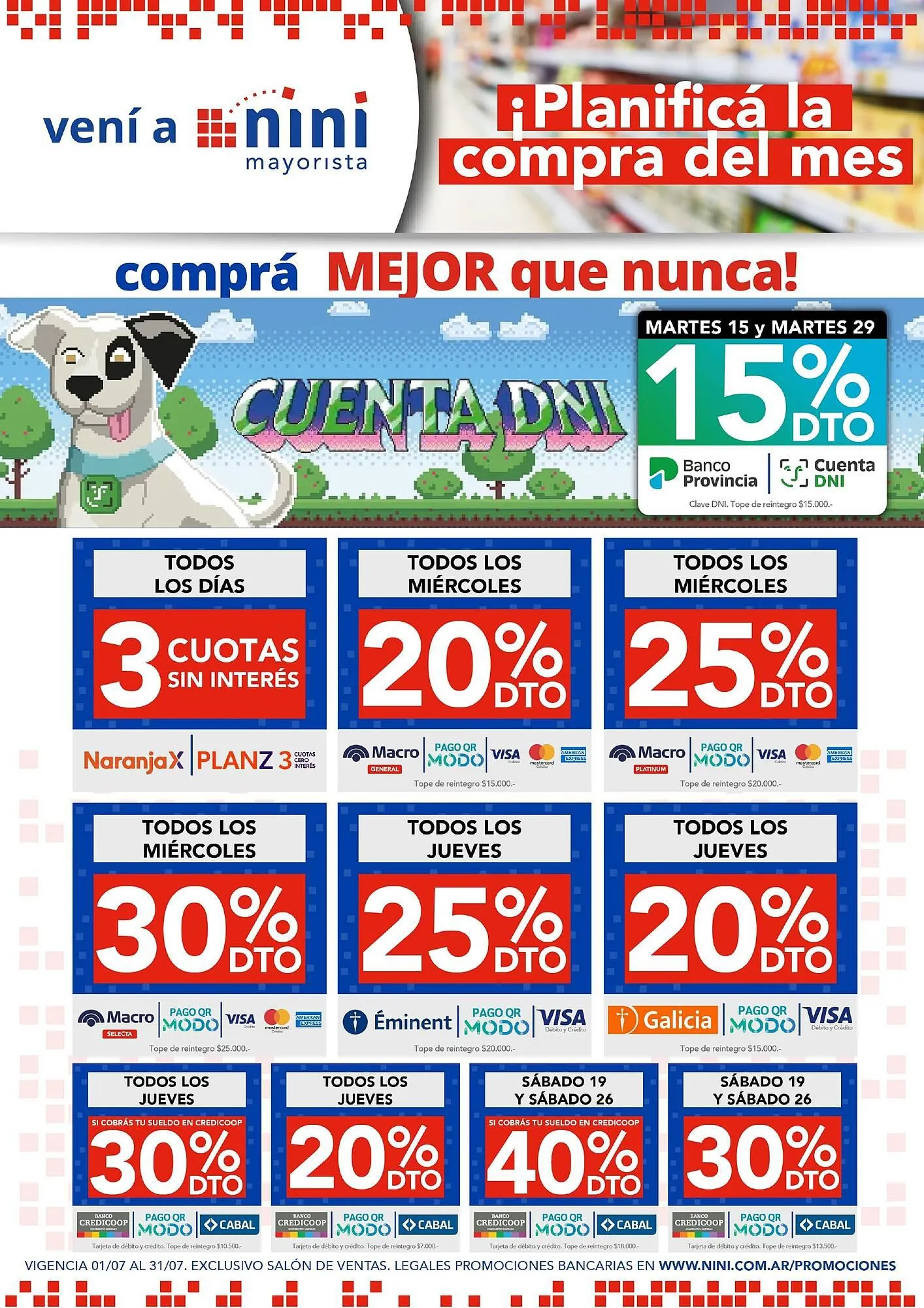 Ofertas de Catálogo Nini Mayorista 1 de julio al 31 de julio 2025 - Página 1 del catálogo