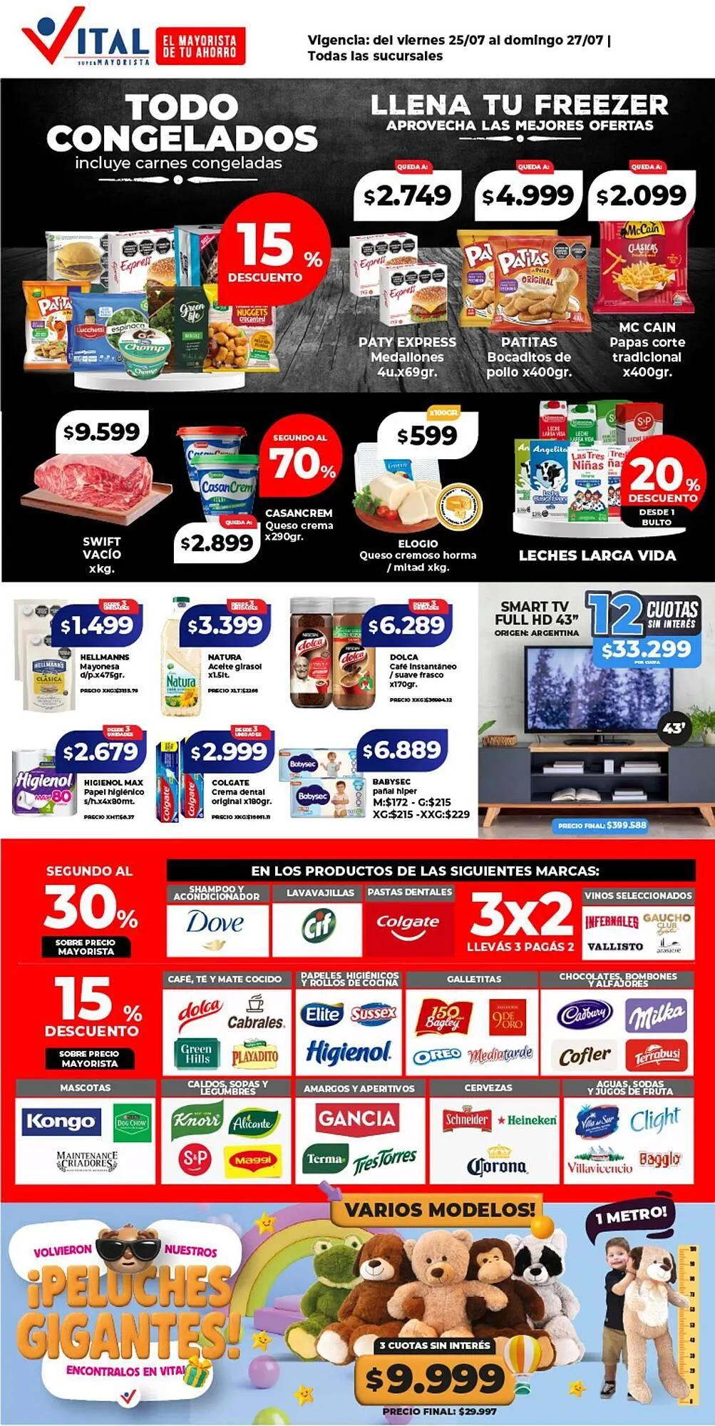 Ofertas de Catálogo Supermayorista Vital 25 de julio al 27 de julio 2025 - Página 1 del catálogo