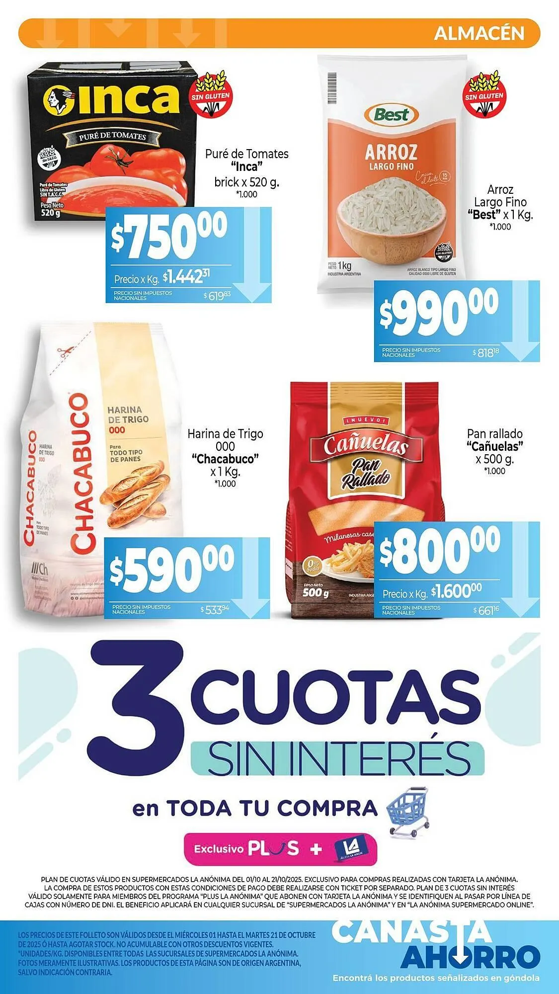 Ofertas de Catálogo La Anonima 1 de octubre al 21 de octubre 2025 - Página 6 del catálogo