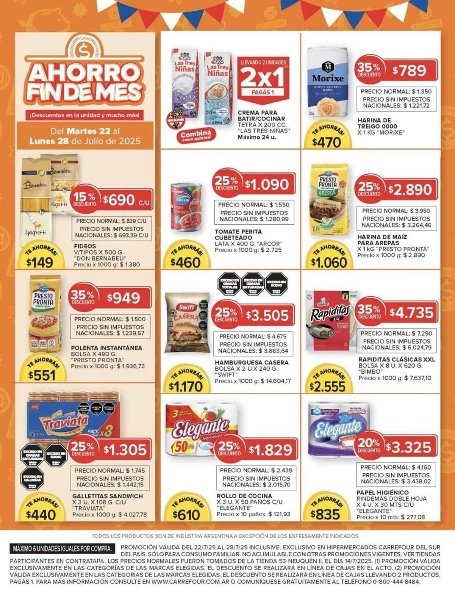 Ofertas de Catálogo Carrefour 22 de julio al 29 de julio 2025 - Página 14 del catálogo