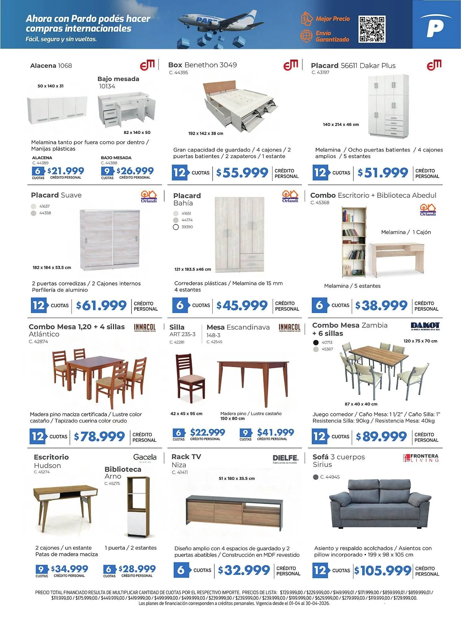 Ofertas de Catálogo Pardo Hogar 7 de abril al 30 de abril 2026 - Página 11 del catálogo