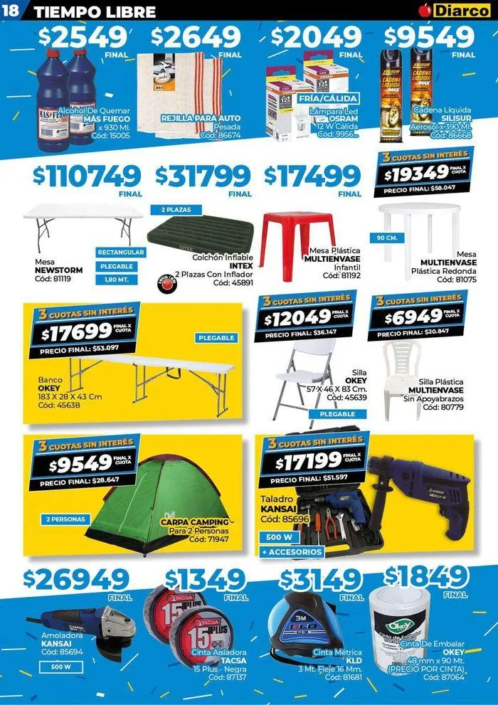 Ofertas de Diarco Ofertas Sur 19 de agosto al 25 de agosto 2024 - Página 18 del catálogo