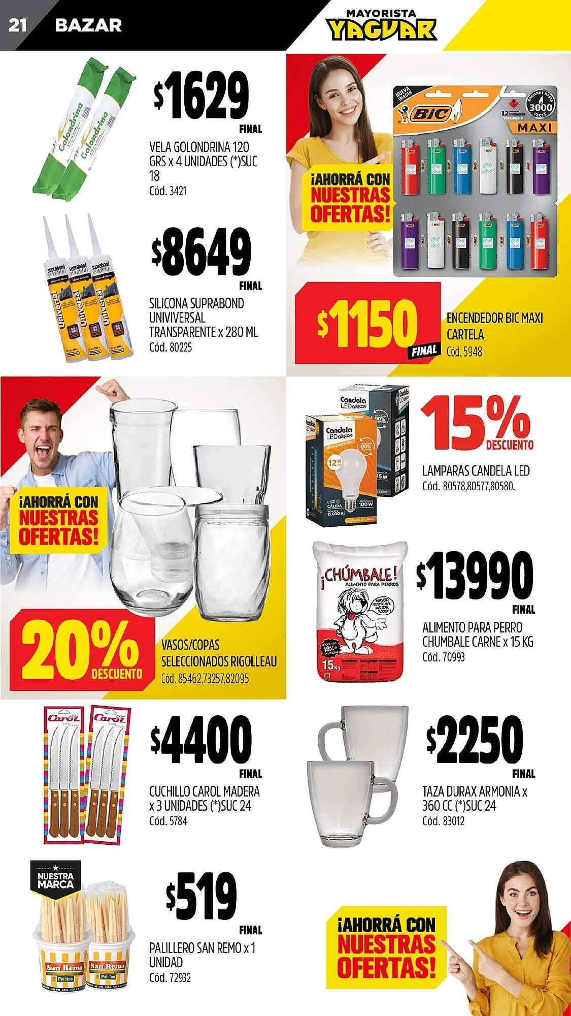 Ofertas de Catálogo Supermercados Yaguar 24 de marzo al 30 de marzo 2025 - Página 22 del catálogo