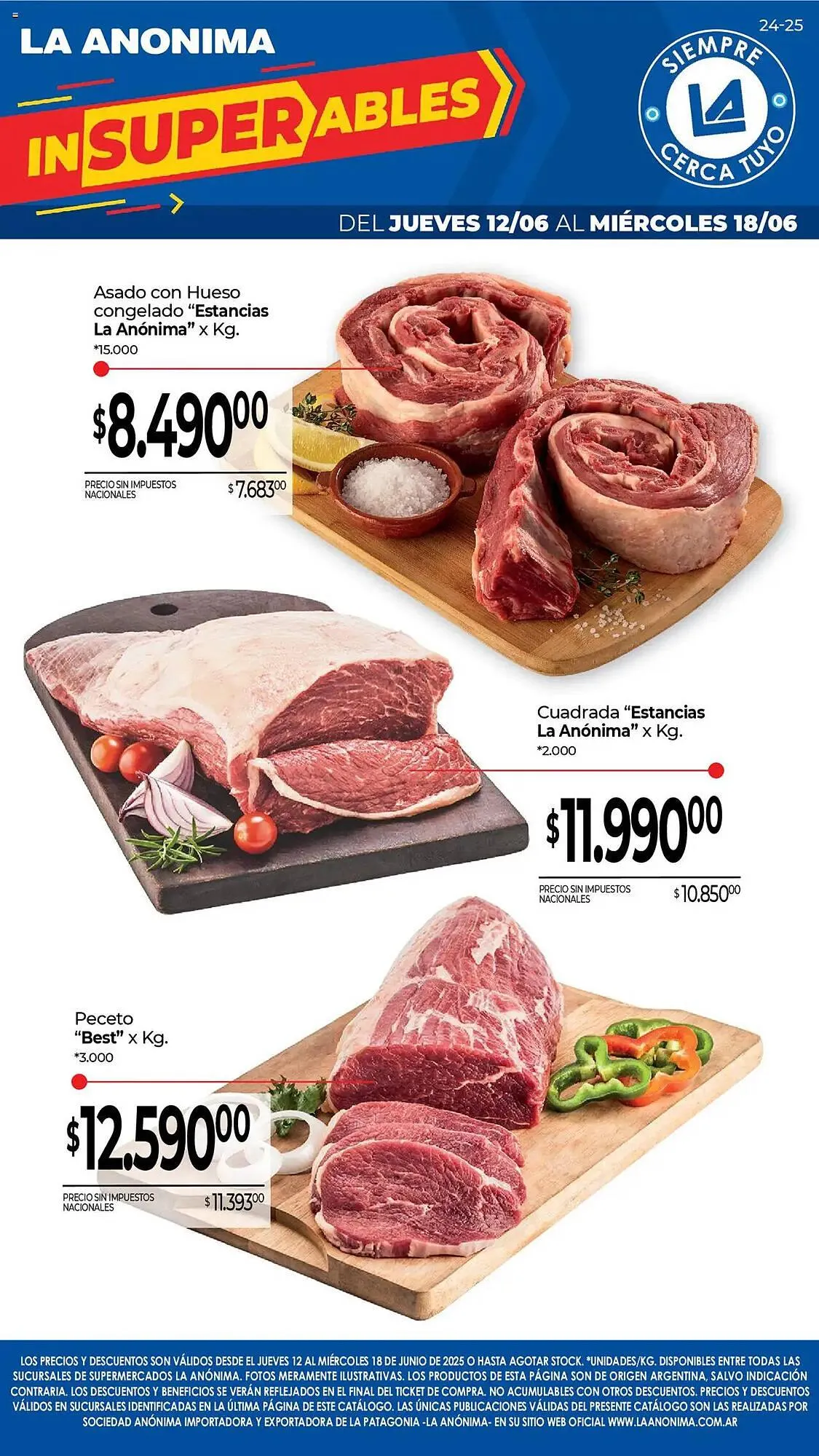 Ofertas de Catálogo La Anonima 12 de junio al 18 de junio 2025 - Página 1 del catálogo