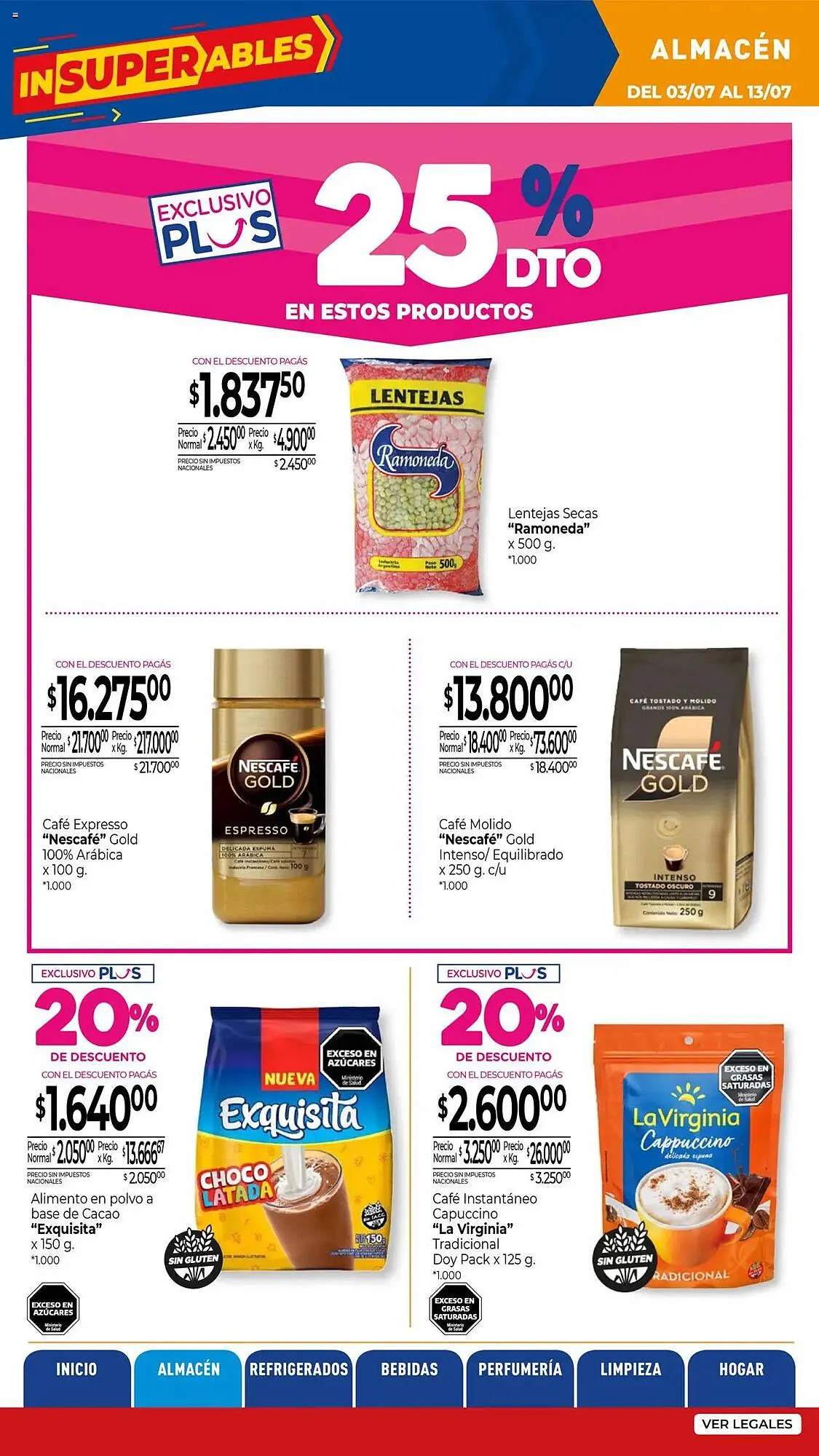 Ofertas de Catálogo La Anonima 3 de julio al 13 de julio 2025 - Página 14 del catálogo