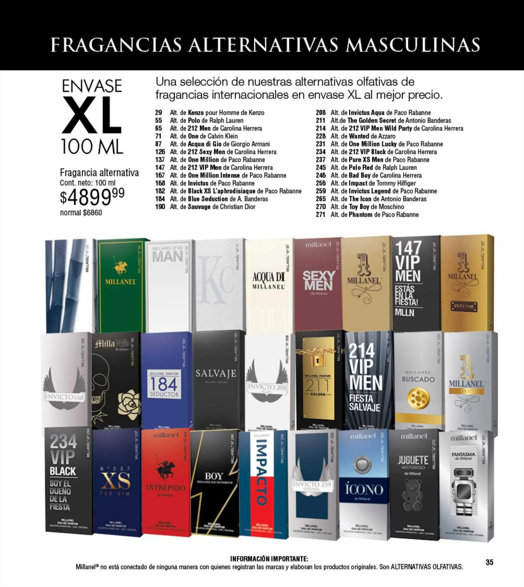 Ofertas de Catálogo Millanel Cosmética 21 de julio al 31 de julio 2023 - Página 35 del catálogo