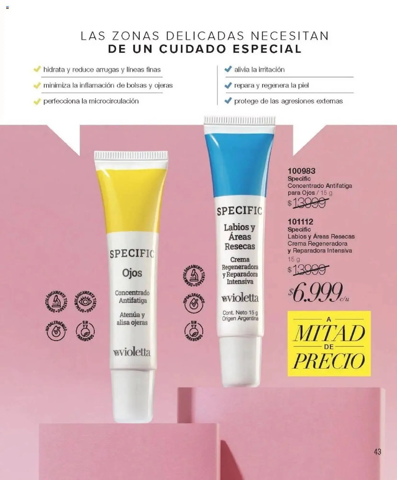 Ofertas de Catálogo Violetta Cosméticos 18 de julio al 1 de agosto 2025 - Página 43 del catálogo