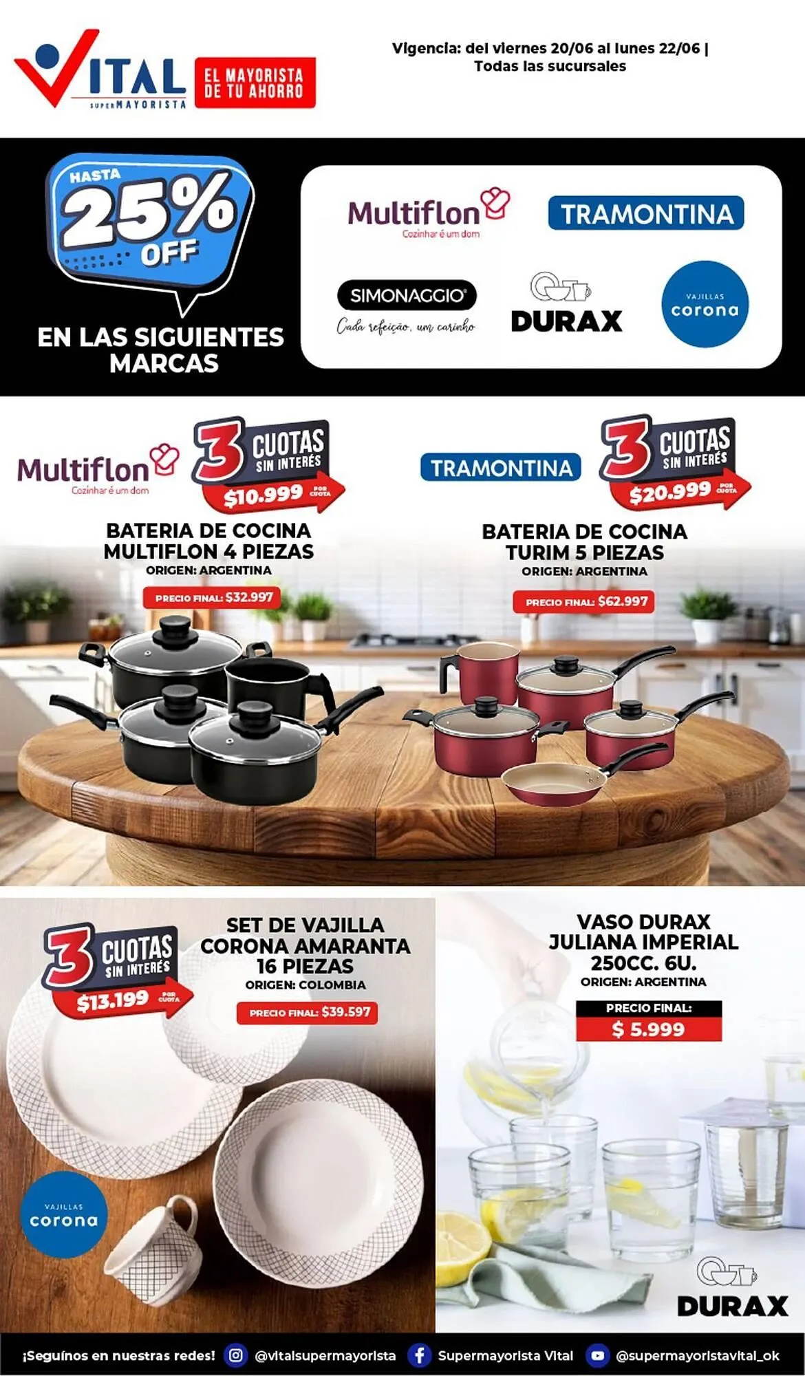 Ofertas de Catálogo Supermayorista Vital 20 de junio al 22 de junio 2026 - Página 3 del catálogo