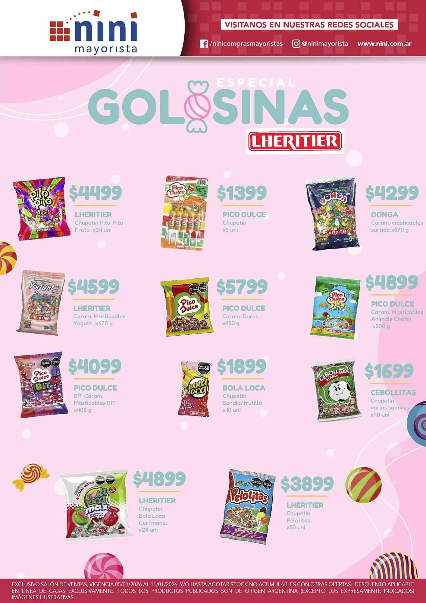 Ofertas de Catálogo Nini Mayorista 7 de enero al 11 de enero 2026 - Página 1 del catálogo