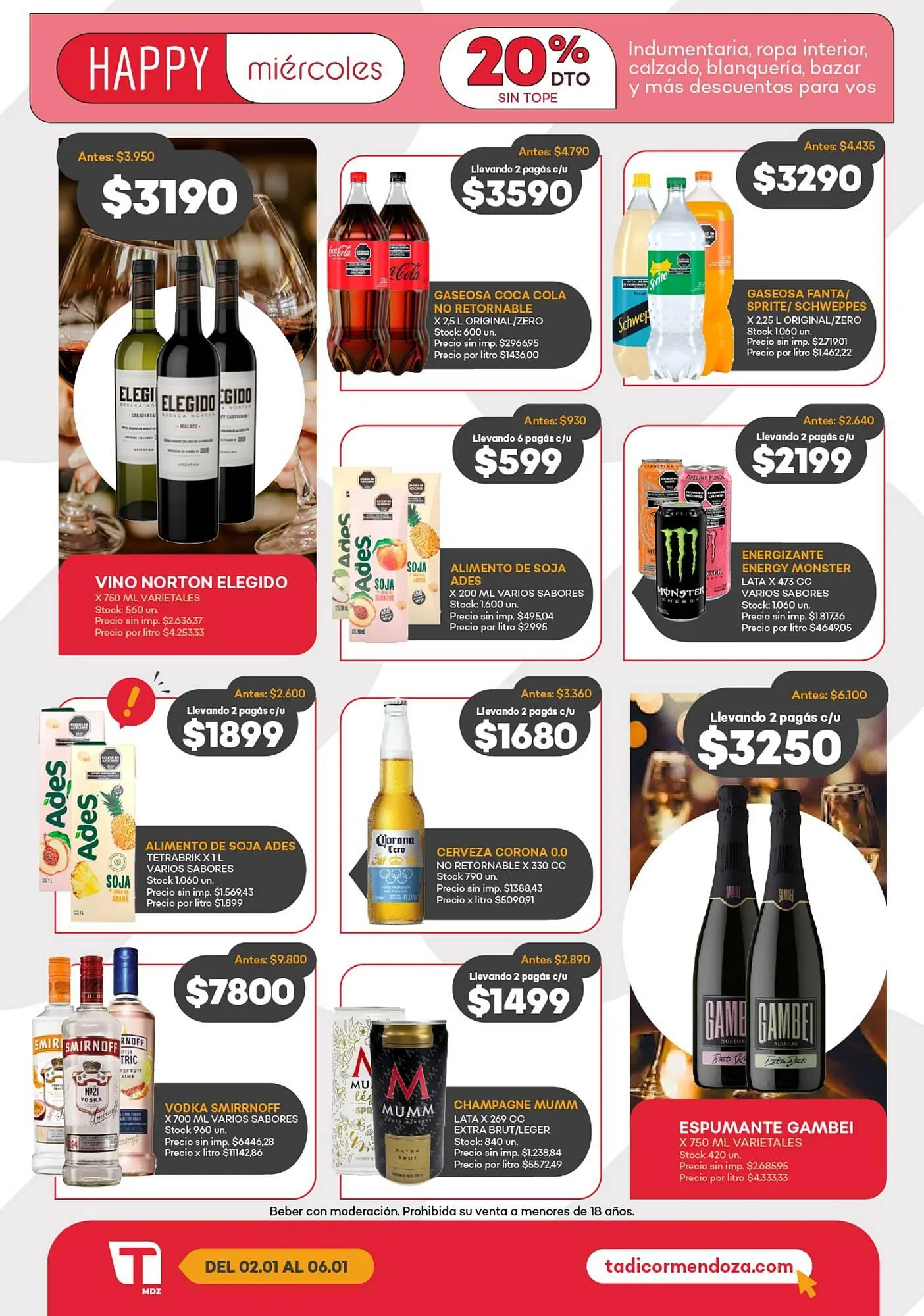 Ofertas de Catálogo Supermercados Tadicor 2 de enero al 6 de enero 2026 - Página 3 del catálogo