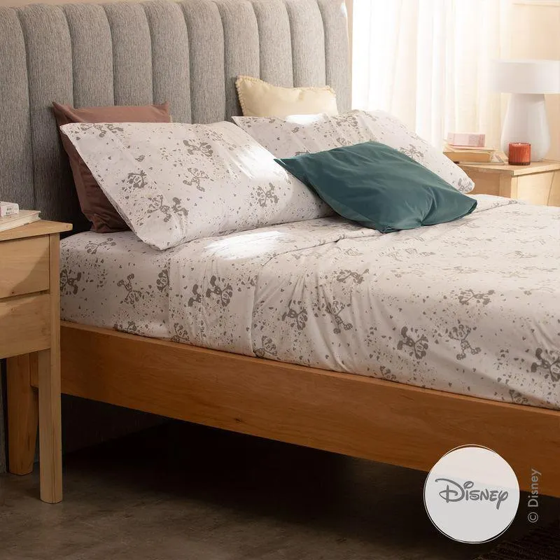 Juego de Sábanas Queen Size Terrazo Mickey