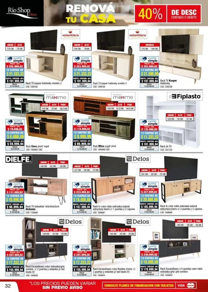 Ofertas de Ofertas Rio Shop Deco 20 de agosto al 3 de septiembre 2024 - Página 25 del catálogo