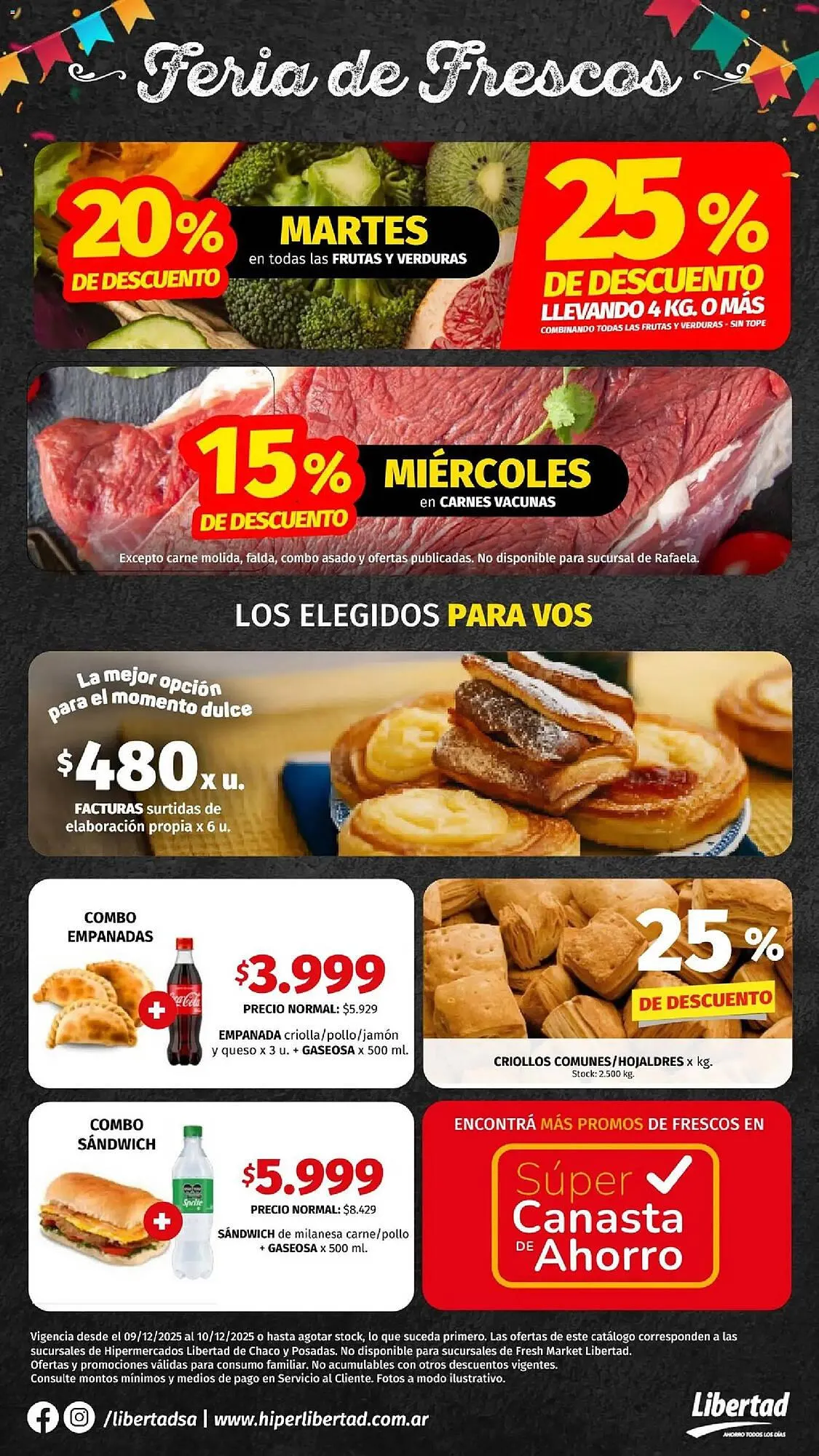 Ofertas de Catálogo Hipermercado Libertad 9 de diciembre al 11 de diciembre 2025 - Página 1 del catálogo