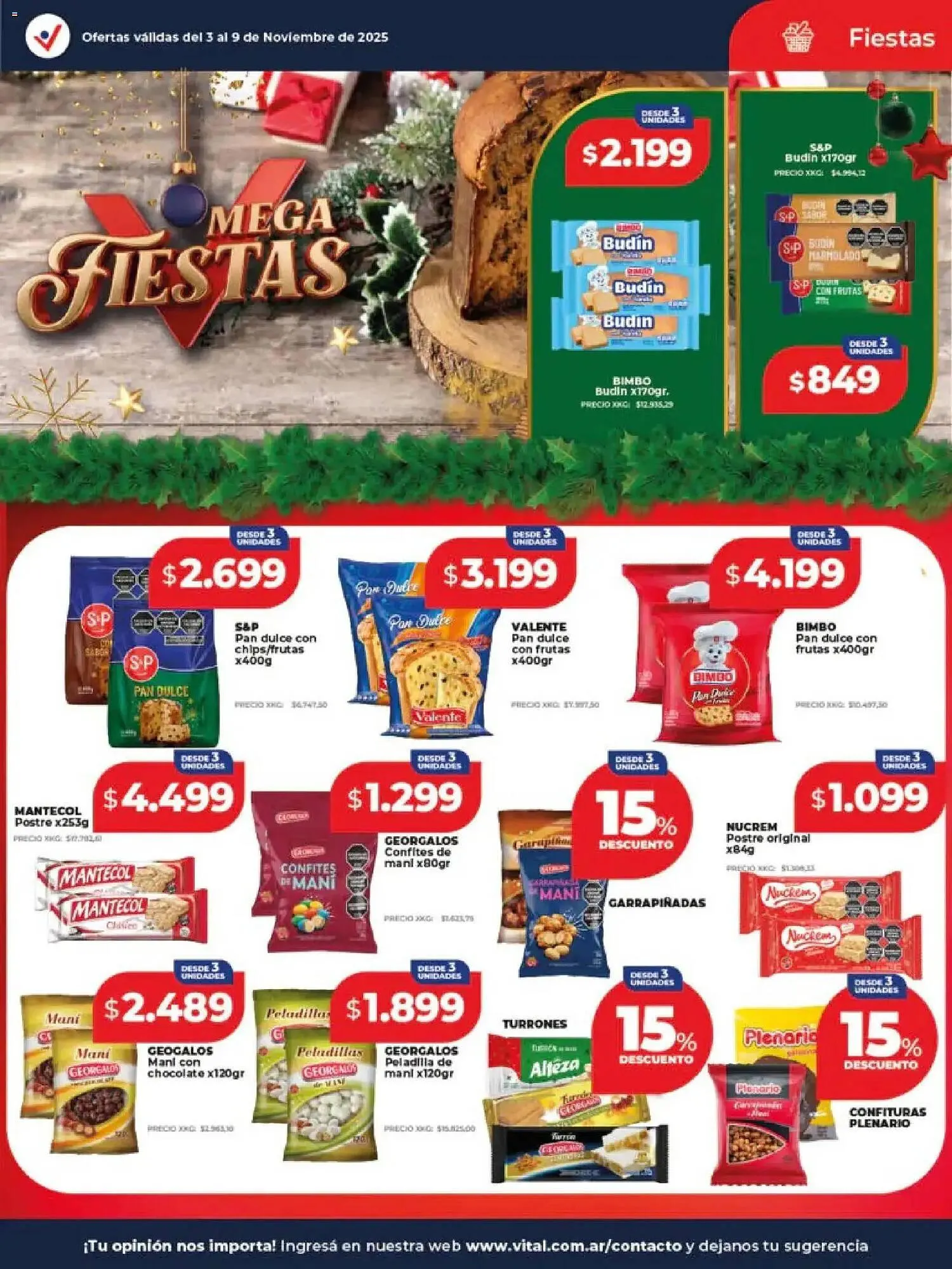 Ofertas de Catálogo Supermayorista Vital 3 de noviembre al 9 de noviembre 2025 - Página 14 del catálogo