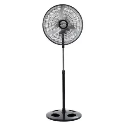 Ventilador de pie 20" metal y negro 2924086