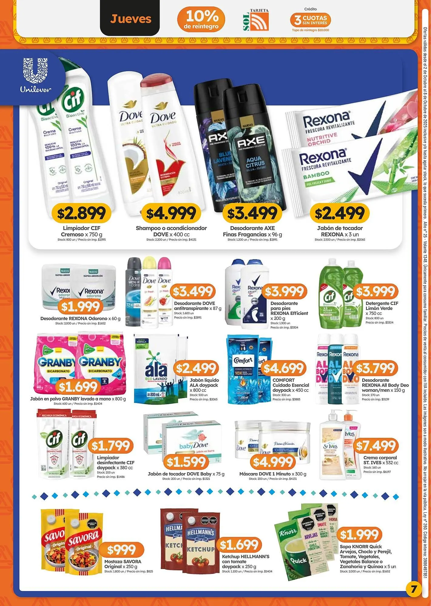 Ofertas de Folleto Cordiez 2 de octubre al 9 de octubre 2025 - Página 7 del catálogo