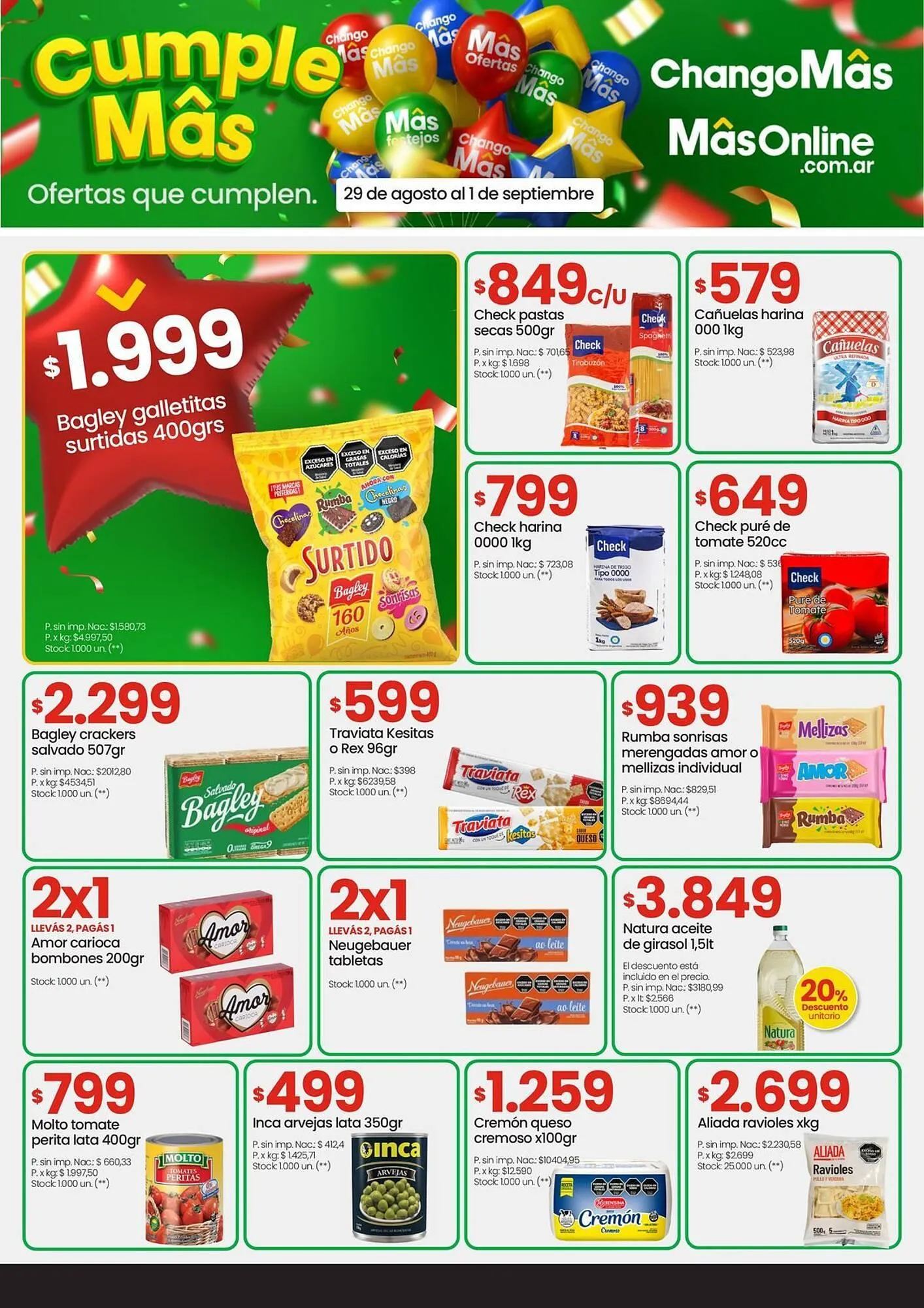 Ofertas de Catálogo Changomas 29 de agosto al 1 de septiembre 2025 - Página 2 del catálogo