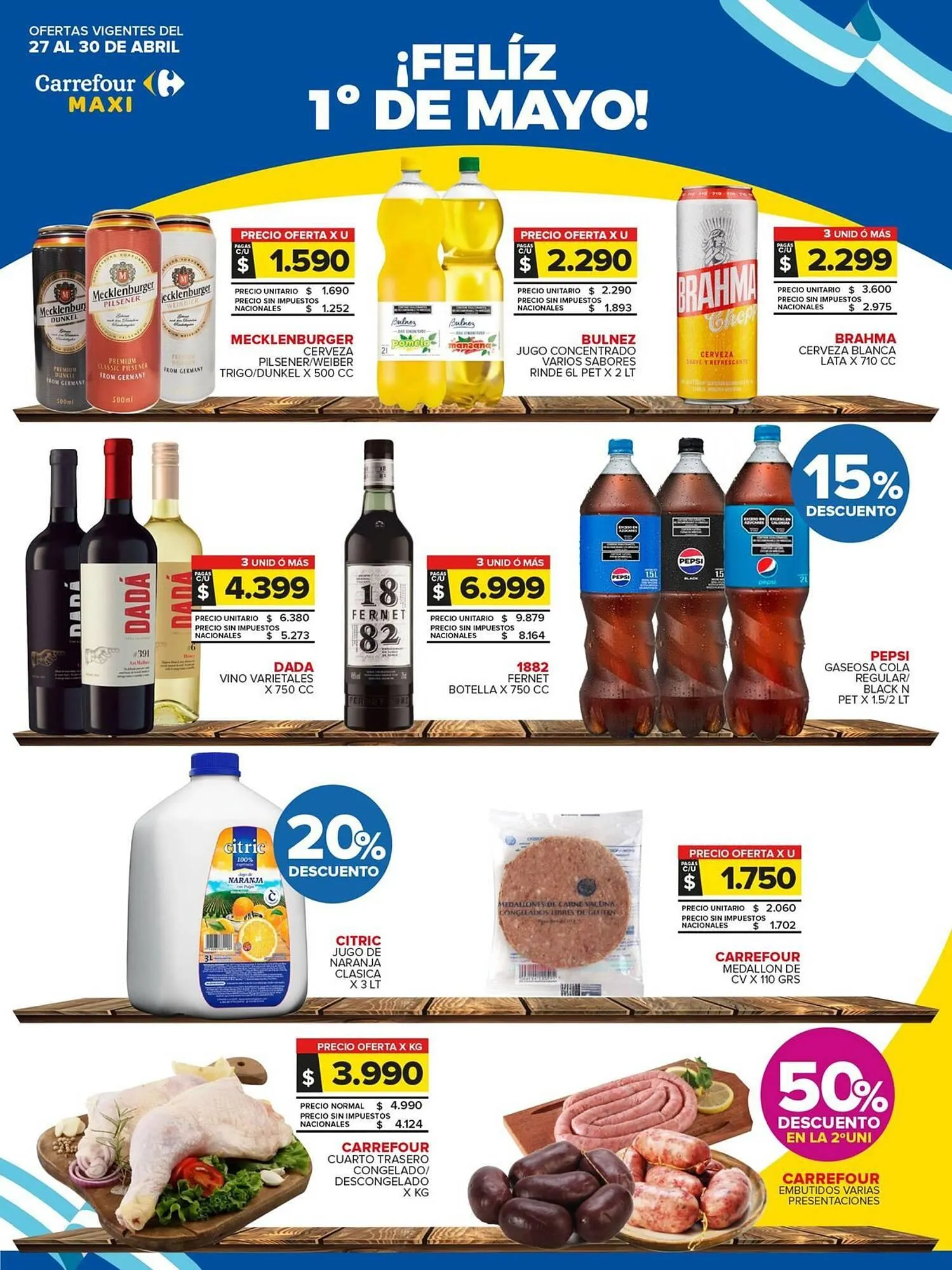 Ofertas de Folleto Carrefour Maxi 27 de abril al 1 de mayo 2026 - Página 3 del catálogo