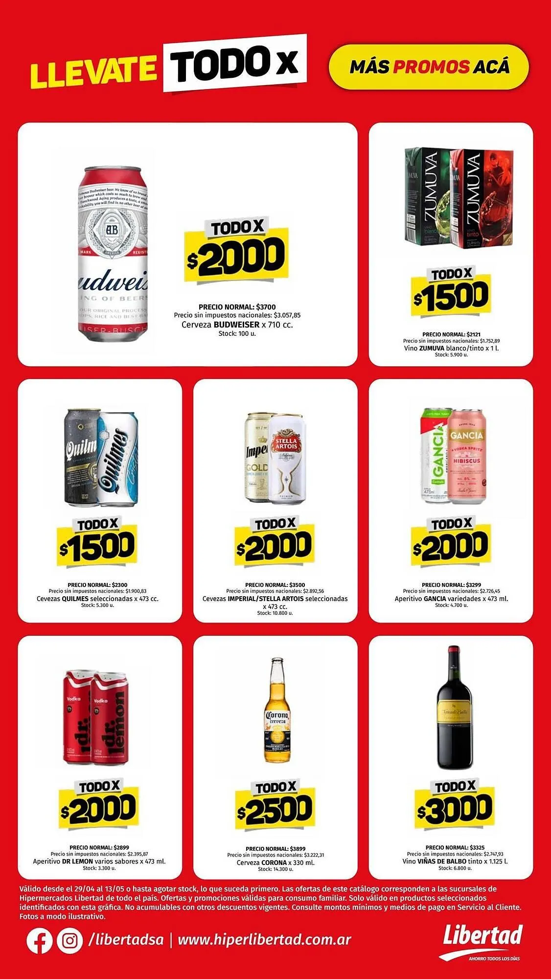 Ofertas de Catálogo Hipermercado Libertad 4 de mayo al 13 de mayo 2026 - Página 6 del catálogo