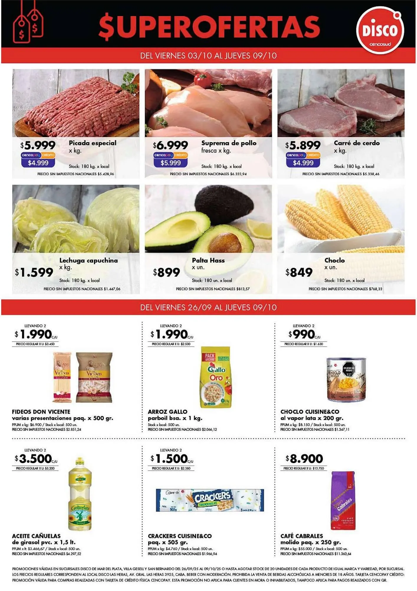 Ofertas de Folleto Disco 3 de octubre al 9 de octubre 2025 - Página 1 del catálogo