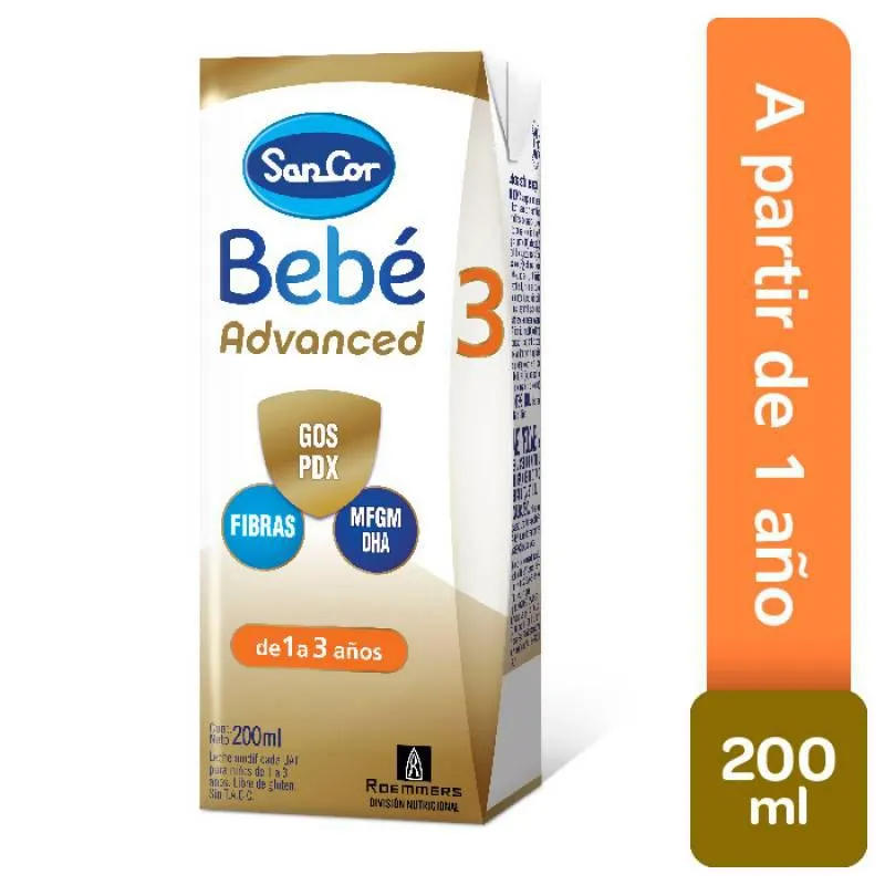 Formula Láctea LV Advanced Etapa 3 Sancor Bebe x 200 cc.