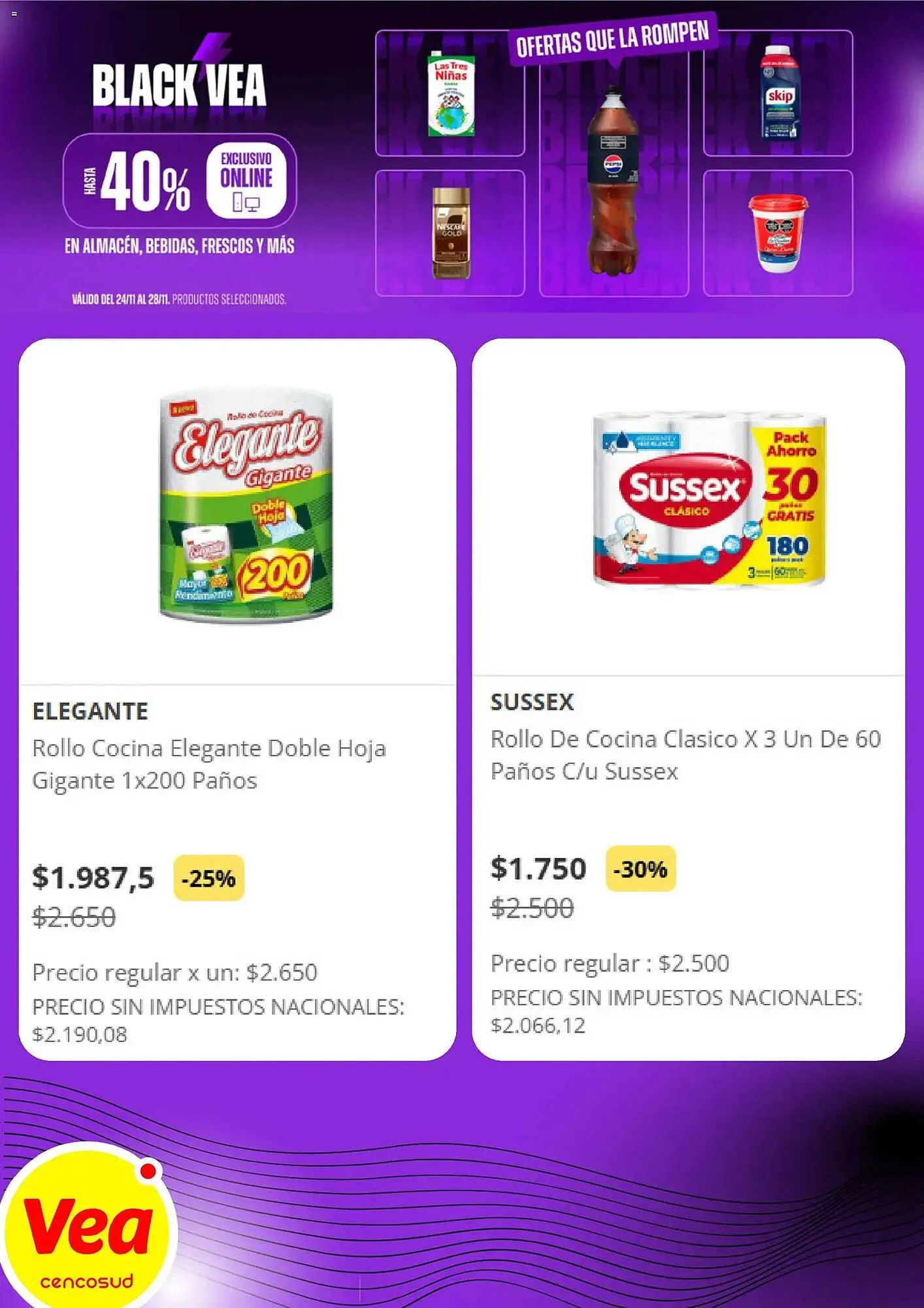 Ofertas de Catálogo Supermercados Vea 24 de noviembre al 29 de noviembre 2025 - Página 5 del catálogo