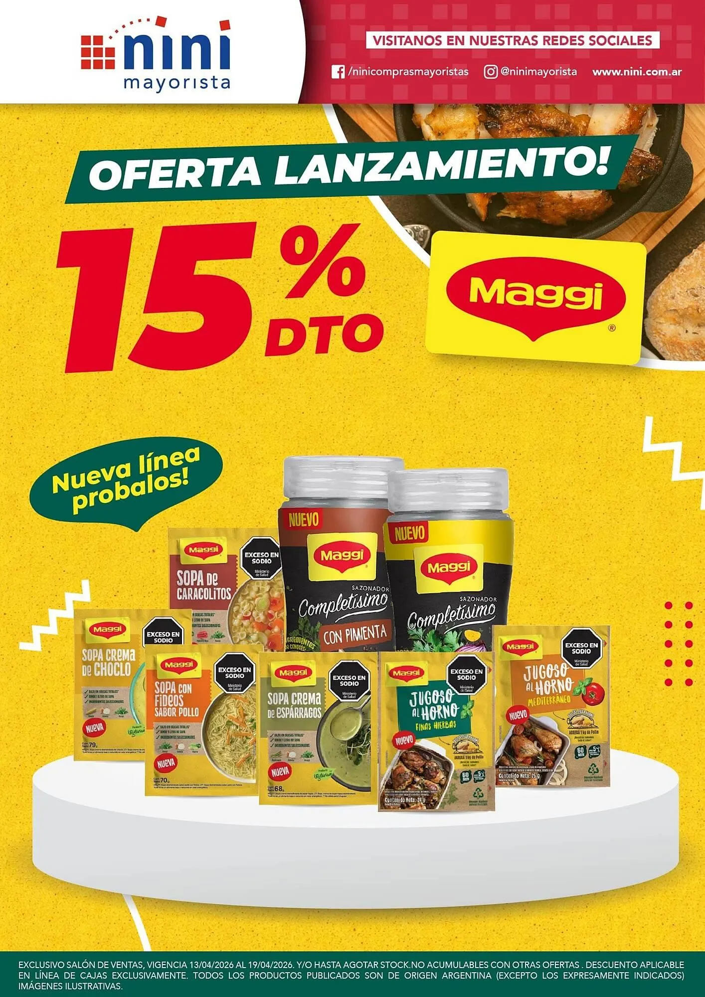 Ofertas de Catálogo Nini Mayorista 13 de abril al 19 de abril 2026 - Página 1 del catálogo
