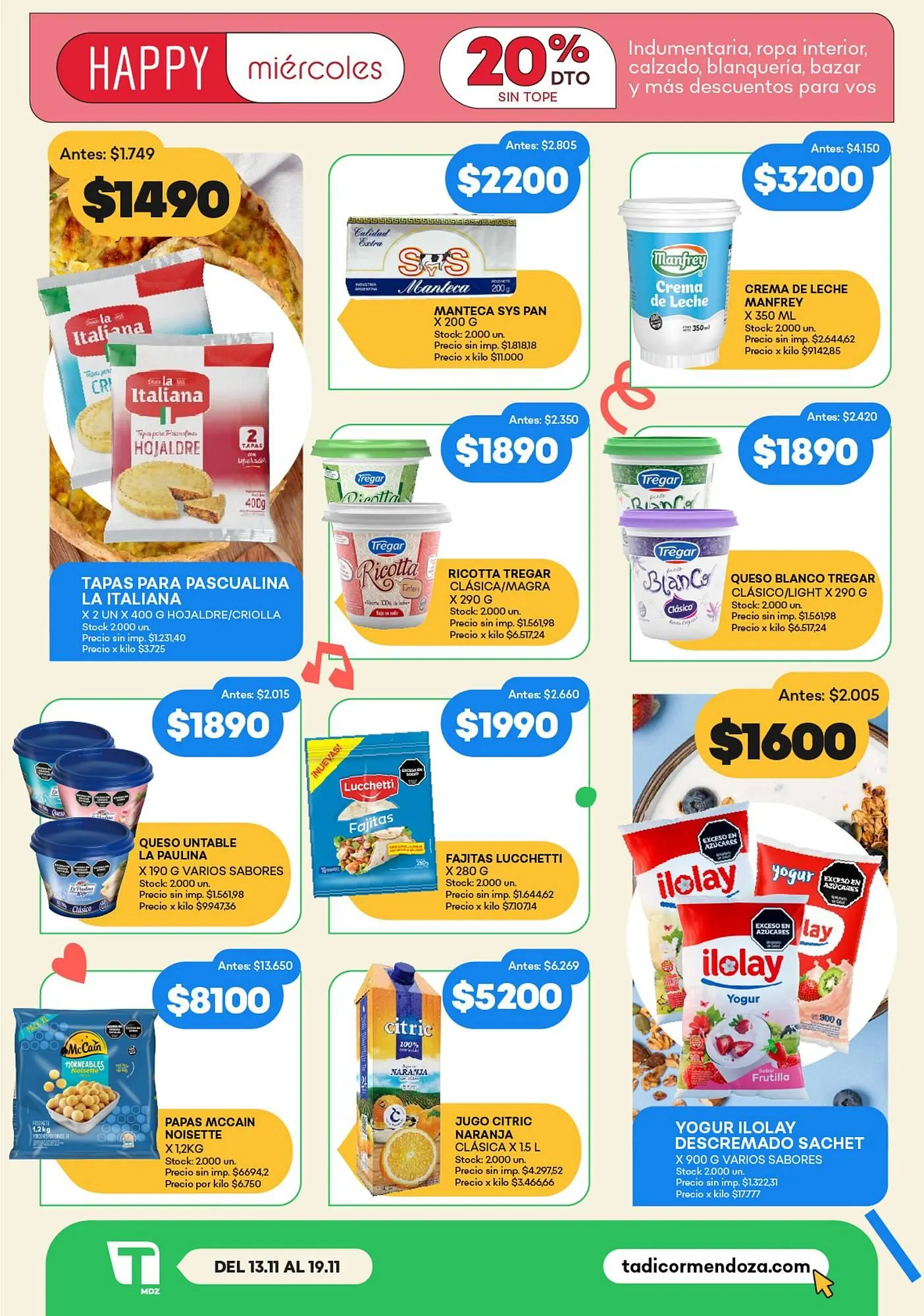 Ofertas de Catálogo Supermercados Tadicor 12 de noviembre al 19 de noviembre 2025 - Página 4 del catálogo