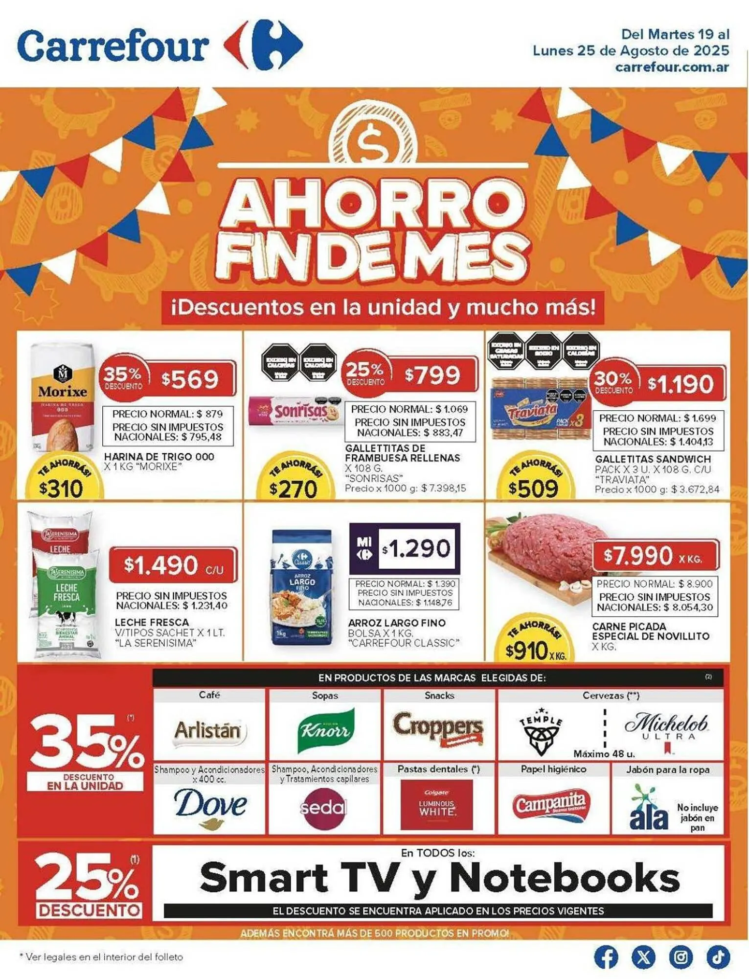 Ofertas de Catálogo Carrefour 19 de agosto al 26 de agosto 2025 - Página 1 del catálogo