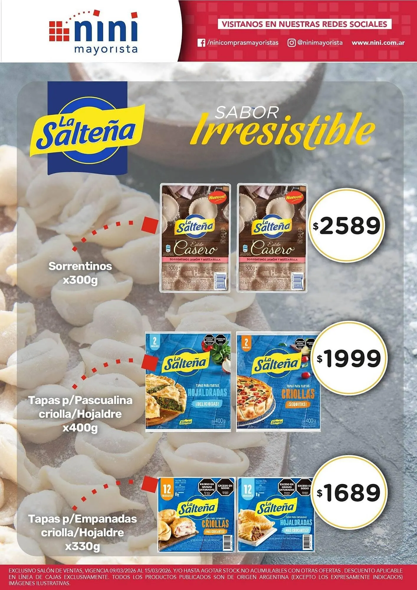 Ofertas de Catálogo Nini Mayorista 9 de marzo al 15 de marzo 2026 - Página 36 del catálogo