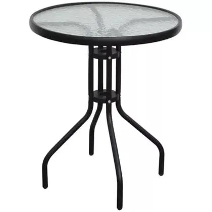 Mesa de exterior negra