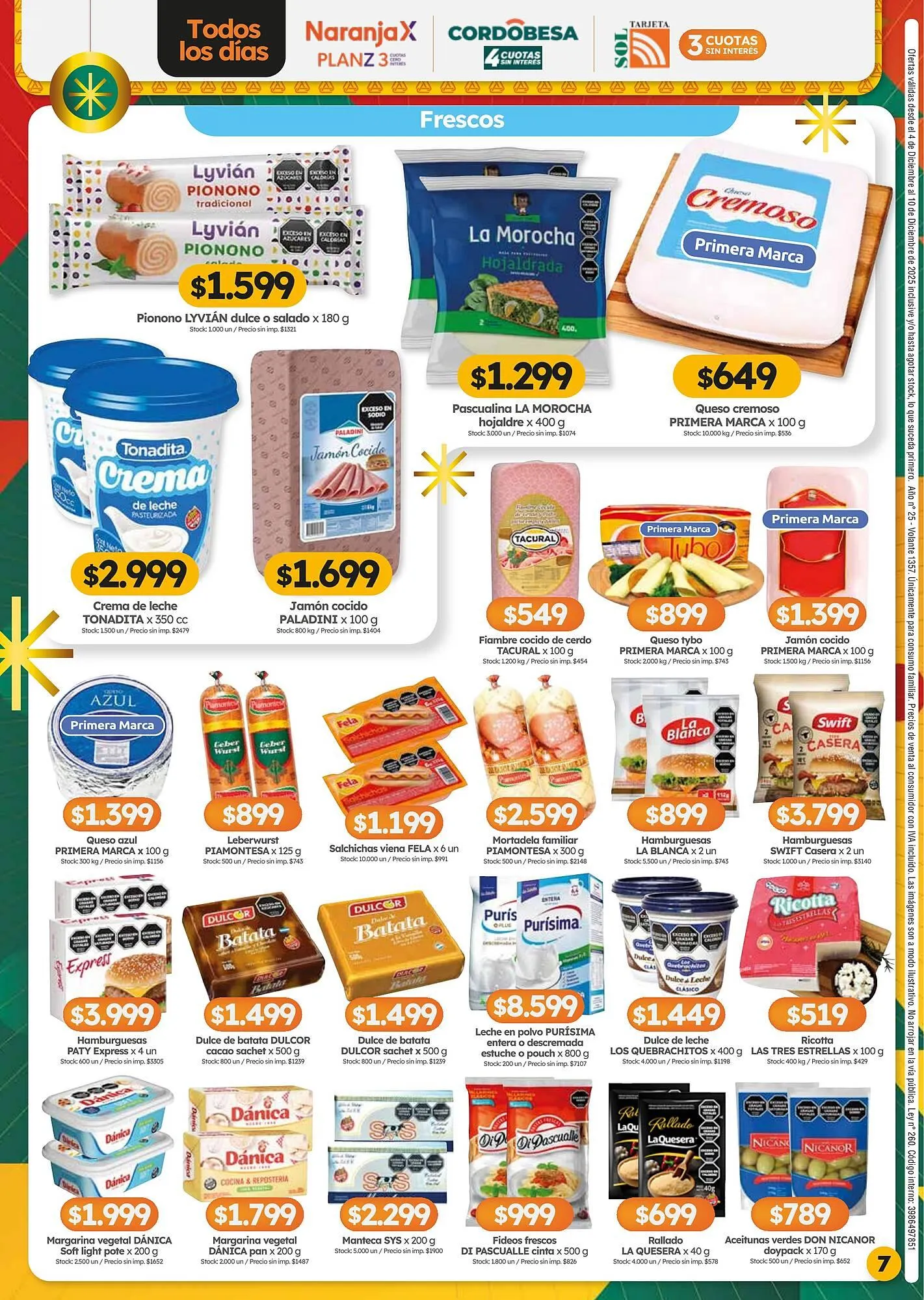 Ofertas de Folleto Cordiez 4 de diciembre al 10 de diciembre 2025 - Página 7 del catálogo