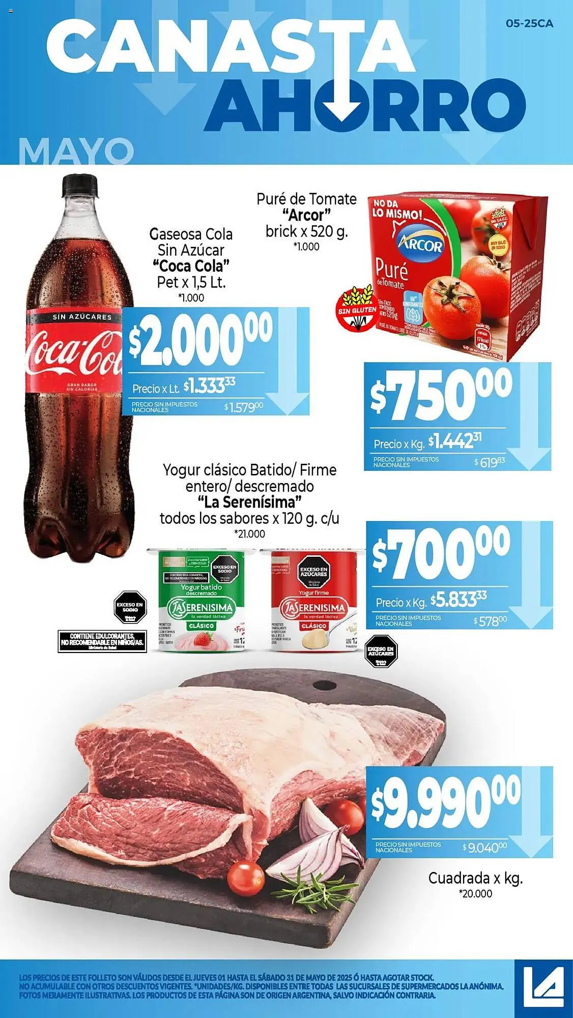 Ofertas de Catálogo La Anonima 1 de mayo al 31 de mayo 2025 - Página 1 del catálogo